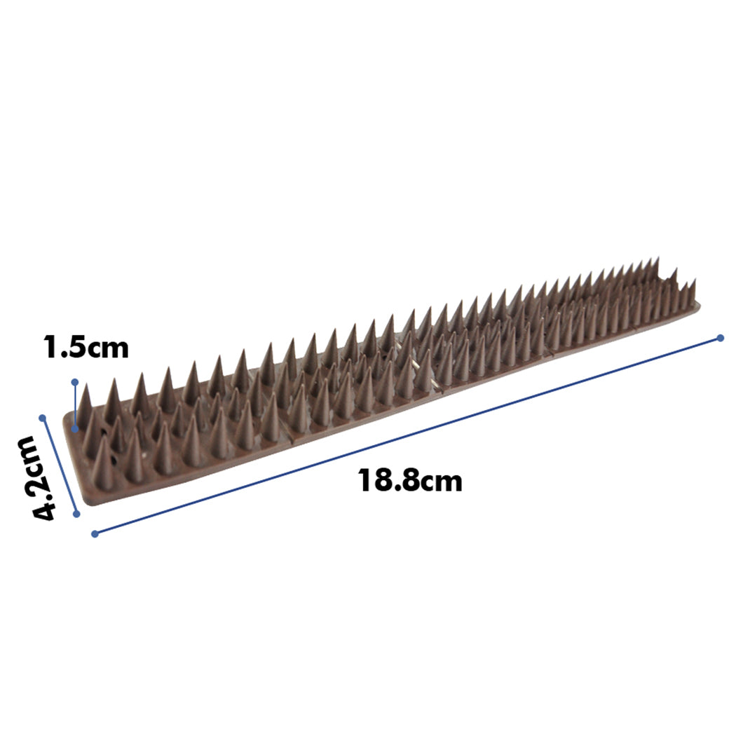 Set of 10 Bird Spikes Human Cat Possum Mouse Pest Control Spiked Fence Wall Deterrent