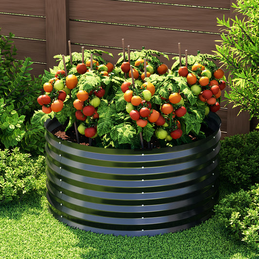 Garden Bed 90x45cm Planter Box Raised Container Galvanised Steel