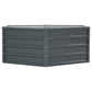 Garden Bed 2-pieces 130x130x46cm Galvanised Steel Raised Planter