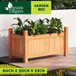 Garden Bed Raised Wooden Planter Box Vegetables 60x30x33cm