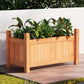 Garden Bed 60x30x33cm Wooden Planter Box Raised Container Growing