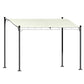 Instahut Gazebo Marquee 3m Outdoor Event Wedding Tent Camping Party Shade Iron Art Canopy Beige