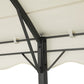 Instahut Gazebo Marquee 4x3m Outdoor Event Wedding Tent Camping Party Shade Iron Art Canopy Beige