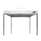 Instahut Gazebo Pop Up 3x3m w/Base Podx4 Marquee Folding Outdoor Wedding Camping Tent Shade Canopy White