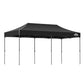 Instahut Gazebo Pop Up Marquee 3x6 Folding Tent Wedding 500D Camping Black