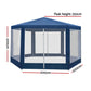 Gazebo Wedding Party Marquee Tent Canopy Outdoor Camping Gazebos Navy