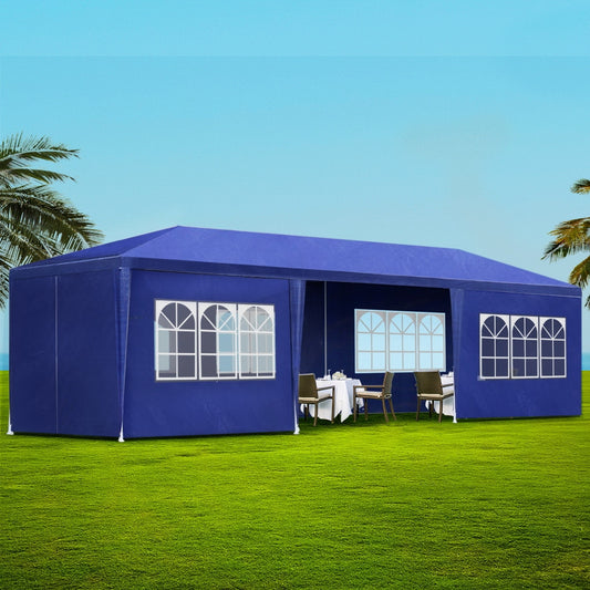 Gazebo 3x9 Outdoor Marquee Wedding Gazebos Tent Canopy Camping Tent BU
