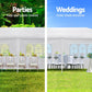 Gazebo 3x9 Outdoor Marquee Gazebos Wedding Party Camping Tent 8 Wall Panels