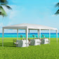 Gazebo 3x9 Wedding Party Marquee Tent Outdoor Event Camping Shade - White