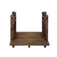 Garden Ornaments Wooden Rustic Bridge Decor Outdoor Decoration Yard