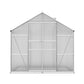 Aluminium Greenhouse Green House Polycarbonate Garden Shed 2.4x2.5M