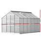 Greenhouse Aluminium Polycarbonate Green House Garden Shed 3x2.5M