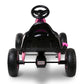 Kids Pedal Go Kart Car Ride On Toys Racing Bike Rubber Tyre Adjustable Seat - Pink