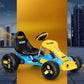 Kids Pedal Go Kart Ride On Toys Racing Car Plastic Tyre - Blue