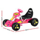 Kids Pedal Go Kart Ride On Toys Racing Car Plastic Tyre - Pink