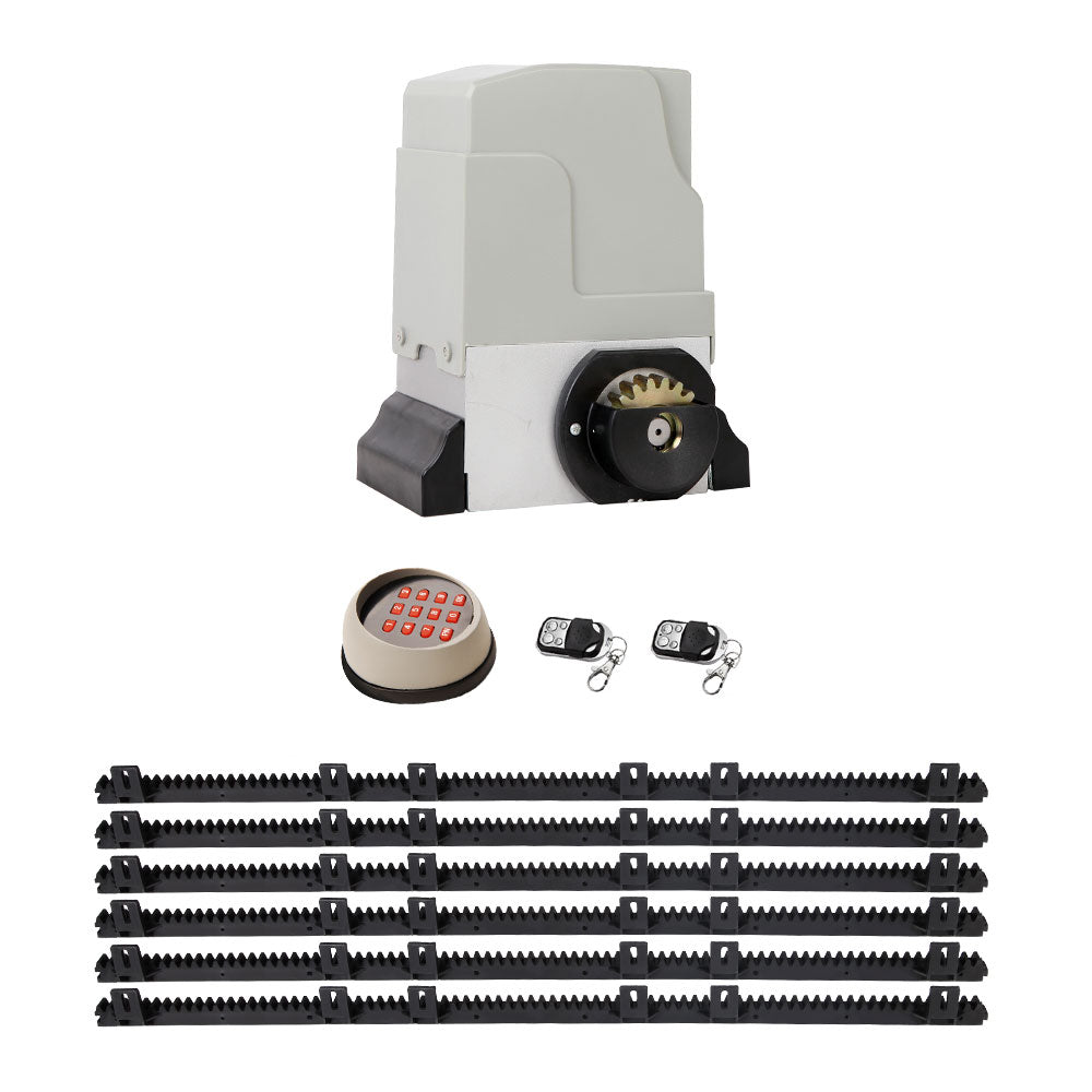 Electric Sliding Gate Opener 1800KG With Keypad Remote 6M Rail