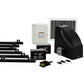 Automatic Sliding Gate Opener Kit 10W Solar Panel Electric 6M 600kg