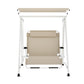 Evan Outdoor Swing Chair Garden Bench 2 Seater Canopy Patio - Beige