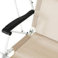 Evan Outdoor Swing Chair Garden Lounger Furniture Canopy 2 Seater - Beige