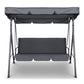 Lumin Outdoor Swing Chair Bench Seat Canopy Cushion Furniture - Grey