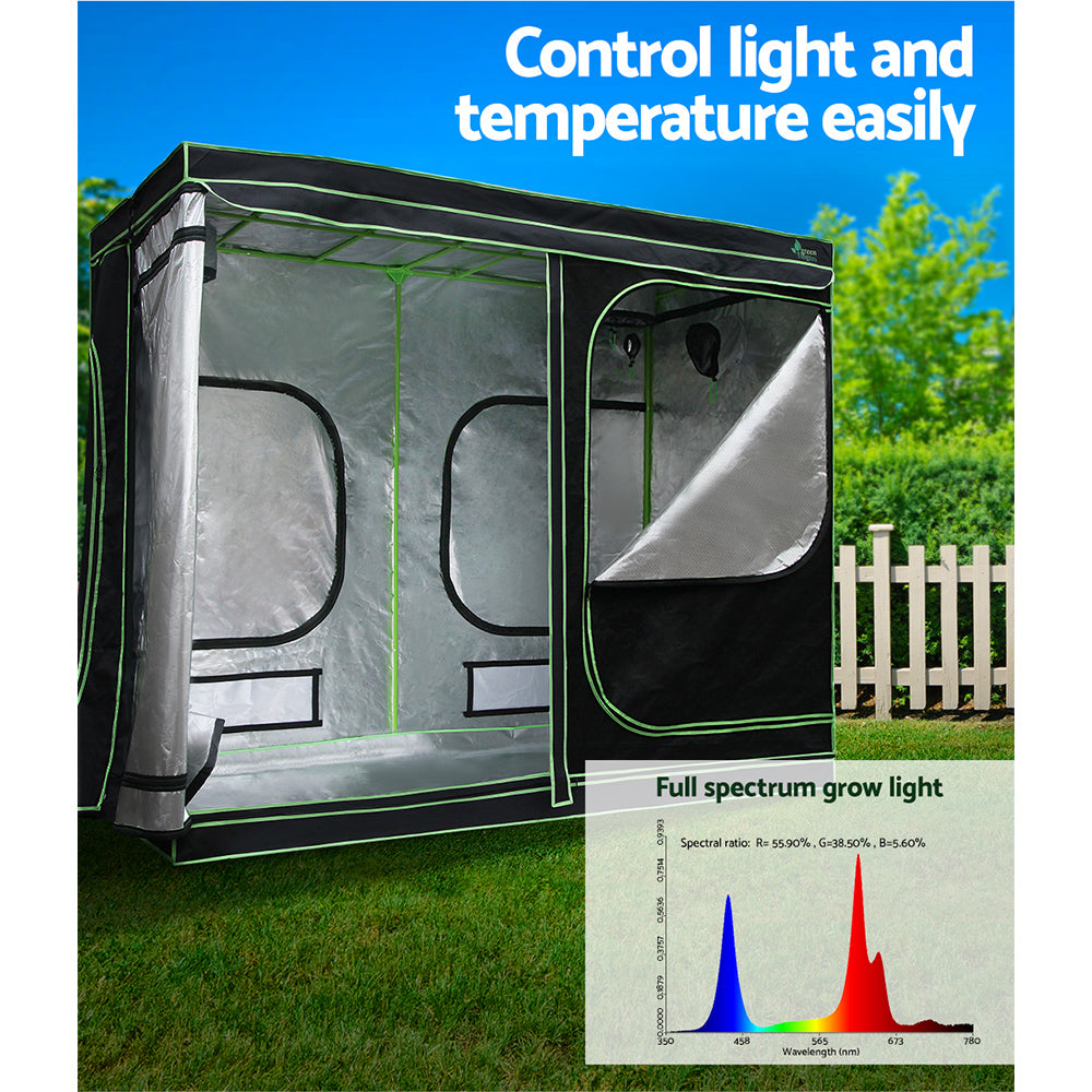 Grow Tent Light Kit 240x120x200CM 2200W LED Full Spectrum