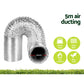 Grow Tent Light Kit 120x120x200CM 1000W LED 4" Vent Fan