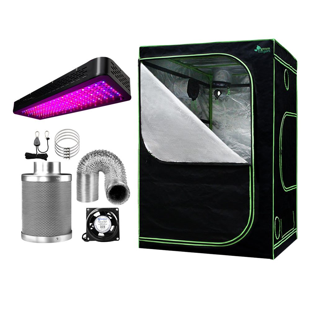 Grow Tent Light Kit 150x150x200CM 2000W LED 6" Vent Fan