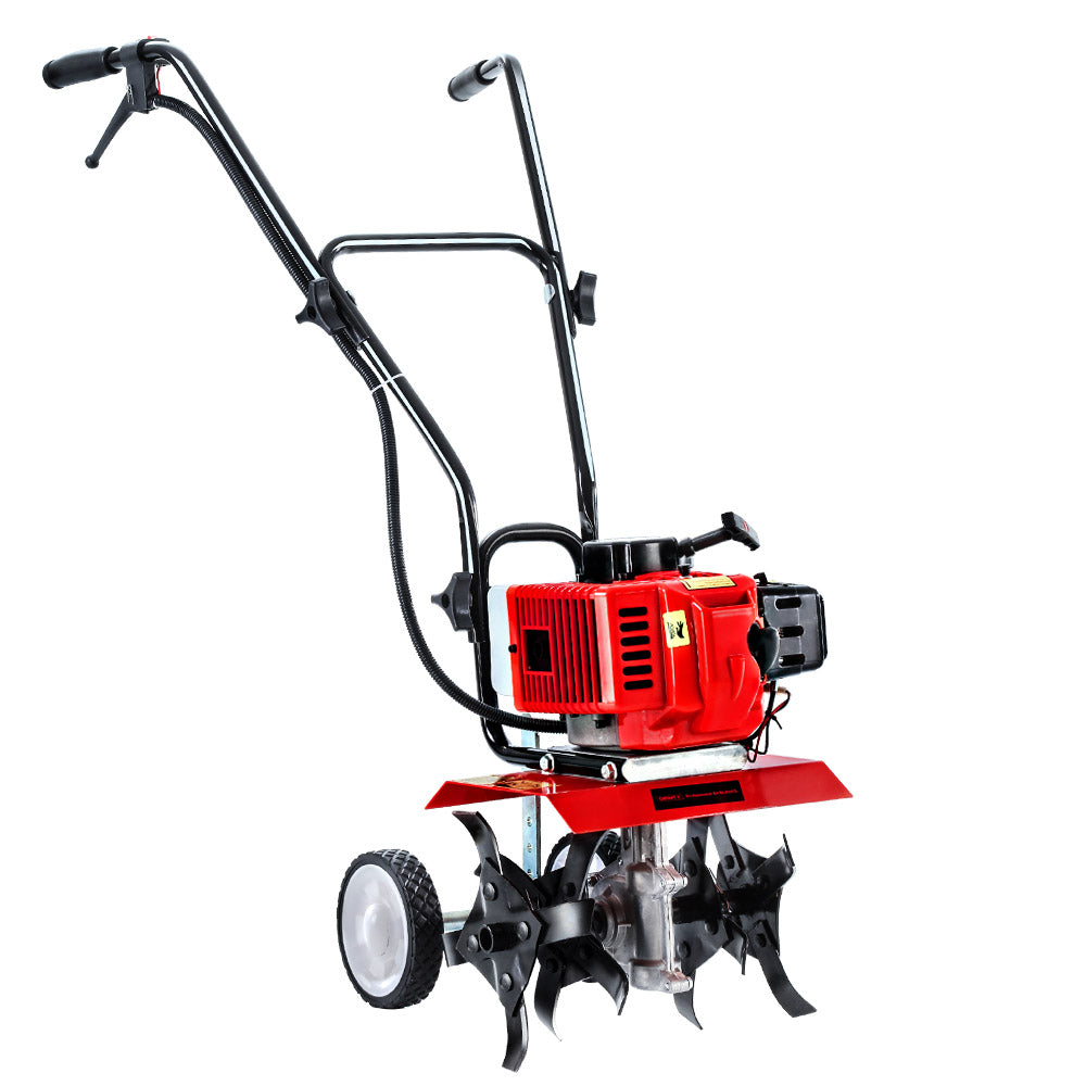65CC Garden Cultivator Tiller Petrol Rotary Hoe 16 Tines Rototiller