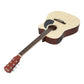 41 Inch Electric Acoustic Guitar Wooden Classical with Pickup Capo Tuner Bass Natural