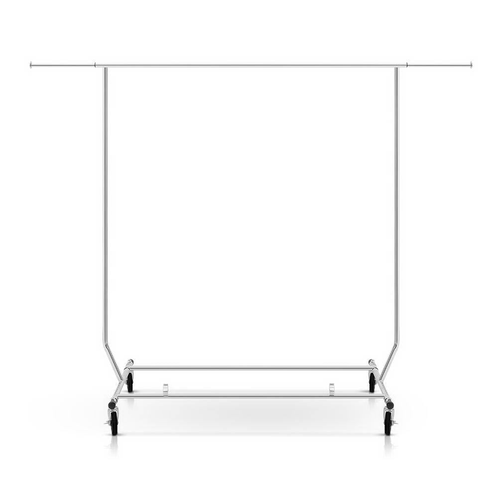 Clothes Rack Airer Rail Coat Stand Adjustable Hanger