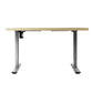 Electric Standing Desk Motorised Sit Stand Desks Table Grey Oak 140cm