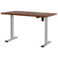 Electric Standing Desk Motorised Sit Stand Desks Table Grey Brown 140cm