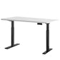 Standing Desk Electric Adjustable Sit Stand Desks Black White 140cm
