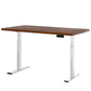 Standing Desk Electric Adjustable Sit Stand Desks White Brown 140cm