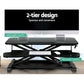 Artiss Standing Desk Riser Height Adjustable Black 80cm