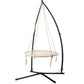 Outdoor Hammock Chair with Stand 100cm - Cream