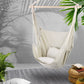 Hammock Swing Chair with Pillows - Cream
