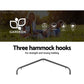 Outdoor Hammock Chair with Stand Hanging Hammock with Pillow - Cream