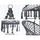 Hammock Chair Outdoor Hanging Macrame Cotton Indoor - Grey