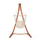 Hammock Chair Timber Outdoor Furniture Camping with Stand - White