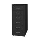 6 Tiers Steel Organiser Metal File Cabinet With Drawers Office Furniture Black