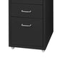 5 Drawers Portable Cabinet Rack Storage Steel Stackable Organiser Stand Black
