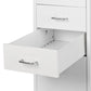 5 Drawers Portable Cabinet Rack Storage Steel Stackable Organiser Stand White