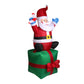 Santa Snowman 1.8M Christmas Inflatable with LED Light Xmas Decoration Outdoor