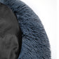 Molossus Dog Beds Pet Calming Donut Nest Deep Sleeping Bed - Blue MEDIUM