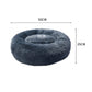 Molossus Dog Beds Pet Calming Donut Nest Deep Sleeping Bed - Blue SMALL