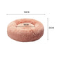 Molossus Dog Beds Pet Calming Donut Nest Deep Sleeping Bed - Pink SMALL
