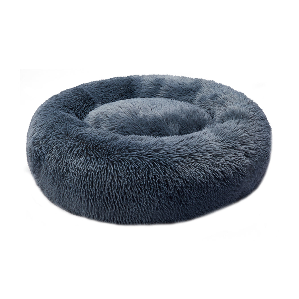 Molossus Dog Beds Pet Calming Donut Nest Deep Sleeping Bed - Blue XLARGE