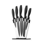 5-Star Chef 7pcs Kitchen Knife Set Stainless Steel Non-stick with Sharpener