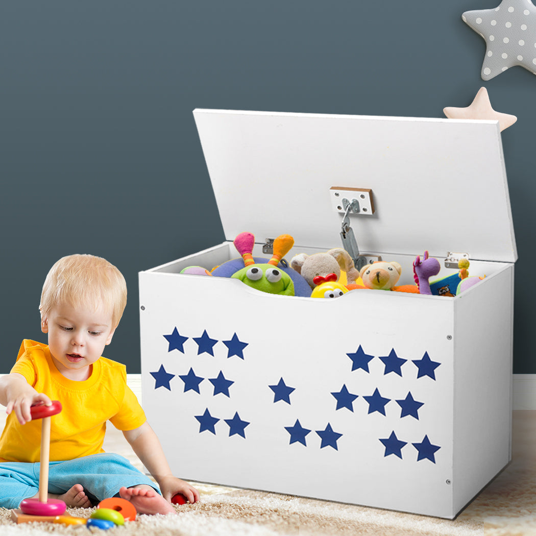 Kids Toy Box Indoor Storage Cabinet Container Organiser